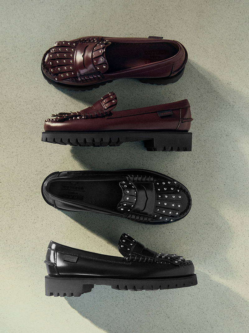 WEEKEND MaxMara×SEBAGO コラボローファー ウィークエンド マックスマーラ×セバゴのタッセル付きローファー